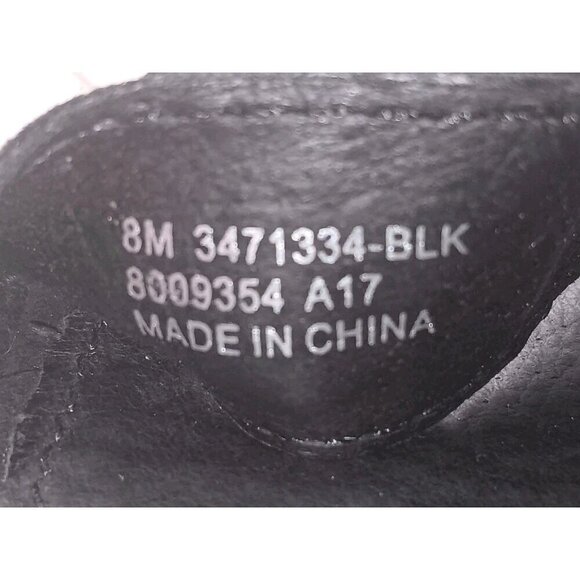 Frye Sandals Women 8M Miranda Shoes Black Leather Gladiator Ankle Strap Wedge - Picture 11 of 11